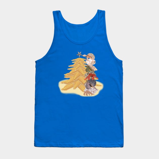 Christmas at the Beach Tank Top by ahadden